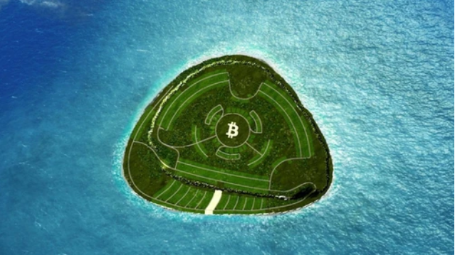 Crypto investors try private islands into blockchain